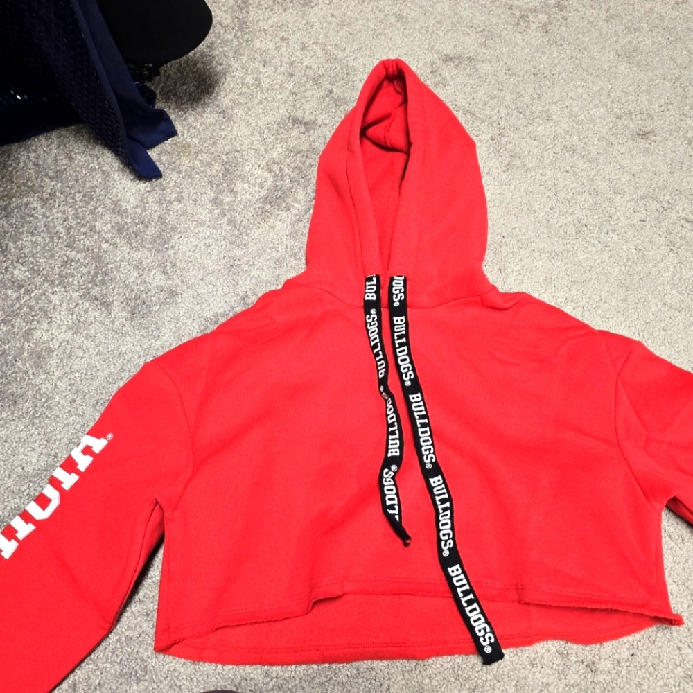 Georgia Bulldogs Crop Hoodie